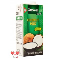 Кокосовое молоко 60%, жирность 17-19%, 1 л, Aroy-D