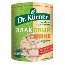 Хлебцы зерновые злаковый микс, 90 гр, "Dr. Körner"