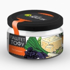 Соевый паштет "Тофу По-Гречески" морковь, базилик, специи, 230 гр,  ЭКО Крым детка