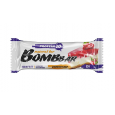Батончик неглазированный "BOMBBAR" Малиновый чизкейк, 60 ГР