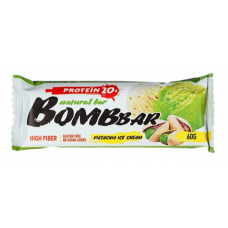 Батончик неглазированный "BOMBBAR" Фисташковый пломбир, 60 ГР